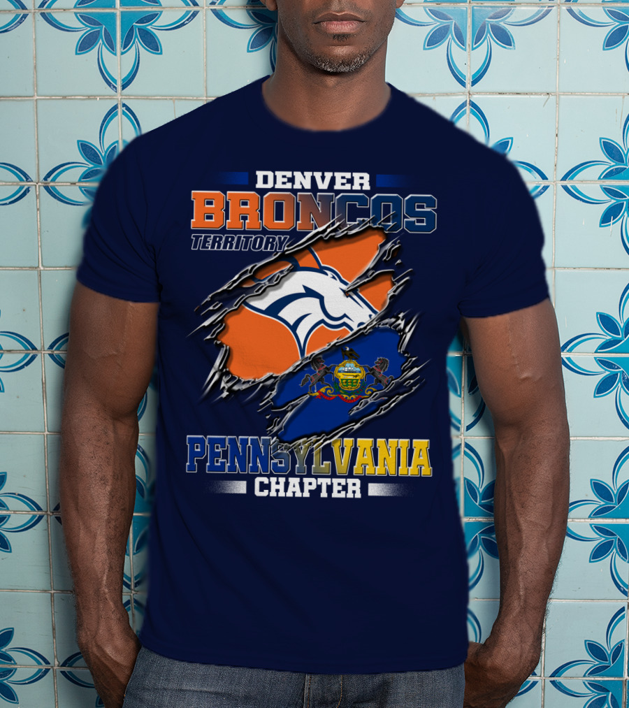 Denver Broncos Territory Pennsylvania Chapter T-Shirt