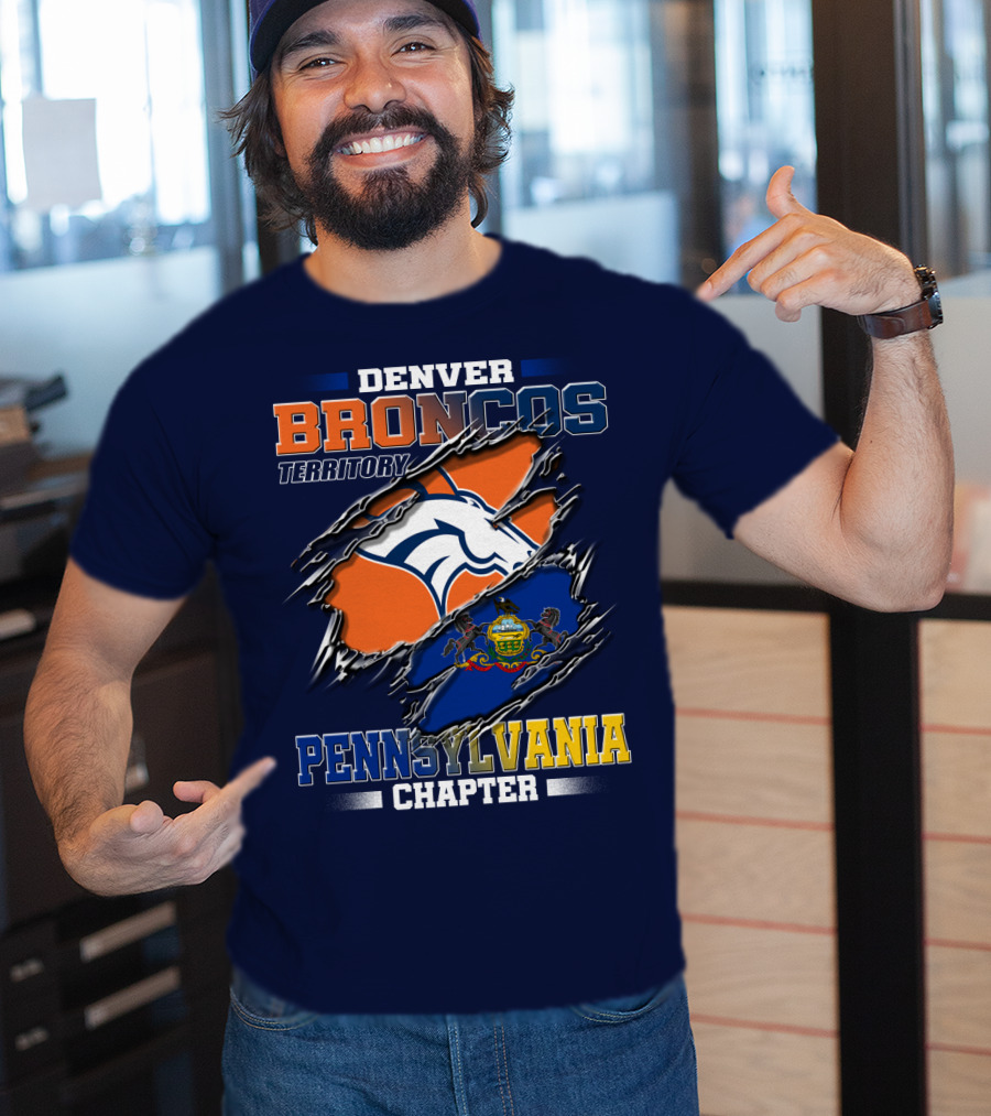 Denver Broncos Territory Pennsylvania Chapter T-Shirt