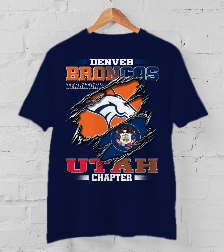 Denver Broncos Territory Utah Chapter T-Shirt
