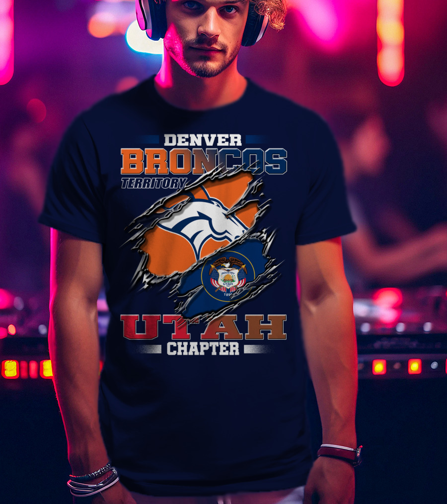 Denver Broncos Territory Utah Chapter T-Shirt