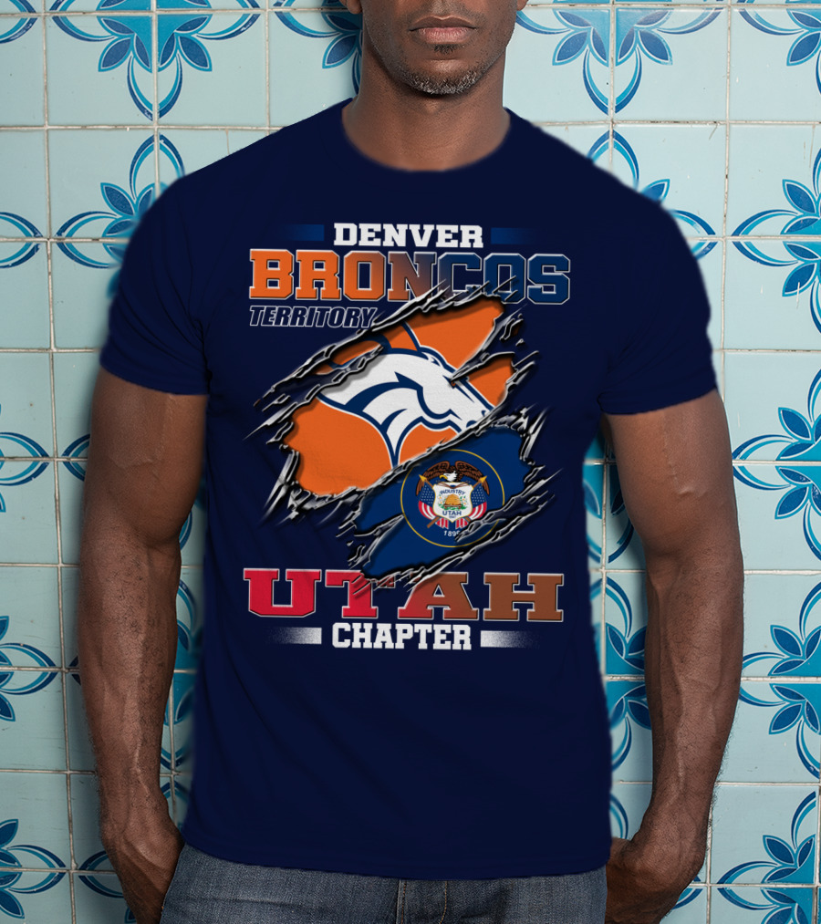 Denver Broncos Territory Utah Chapter T-Shirt