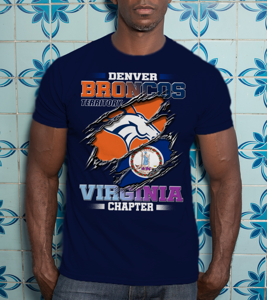 Denver Broncos Territory Virginia Chapter T-Shirt