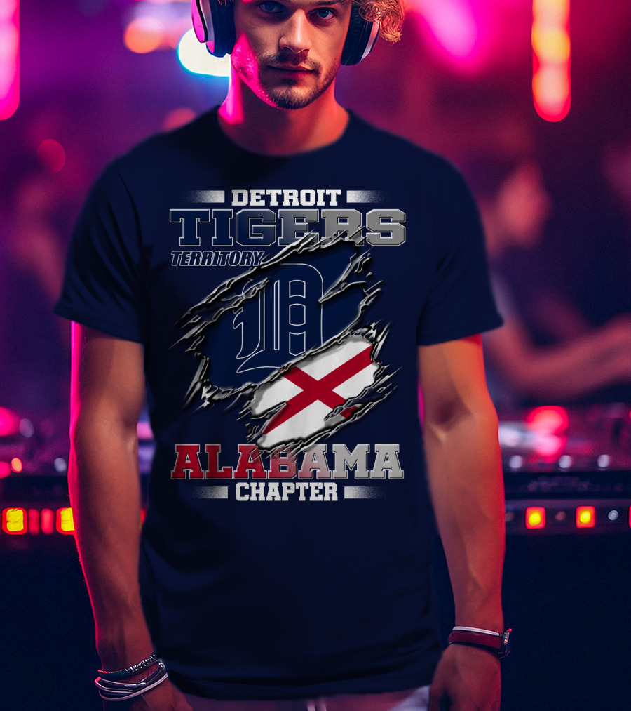 Detroit Tigers Territory Alabama Chapter T-Shirt