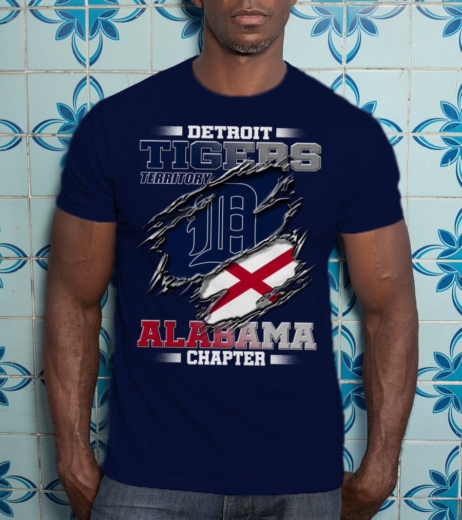Detroit Tigers Territory Alabama Chapter T-Shirt