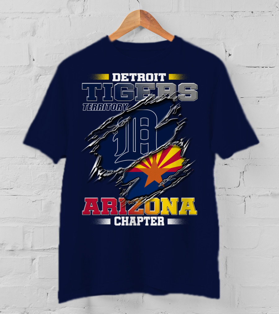 Detroit Tigers Territory Arizona Chapter T-Shirt