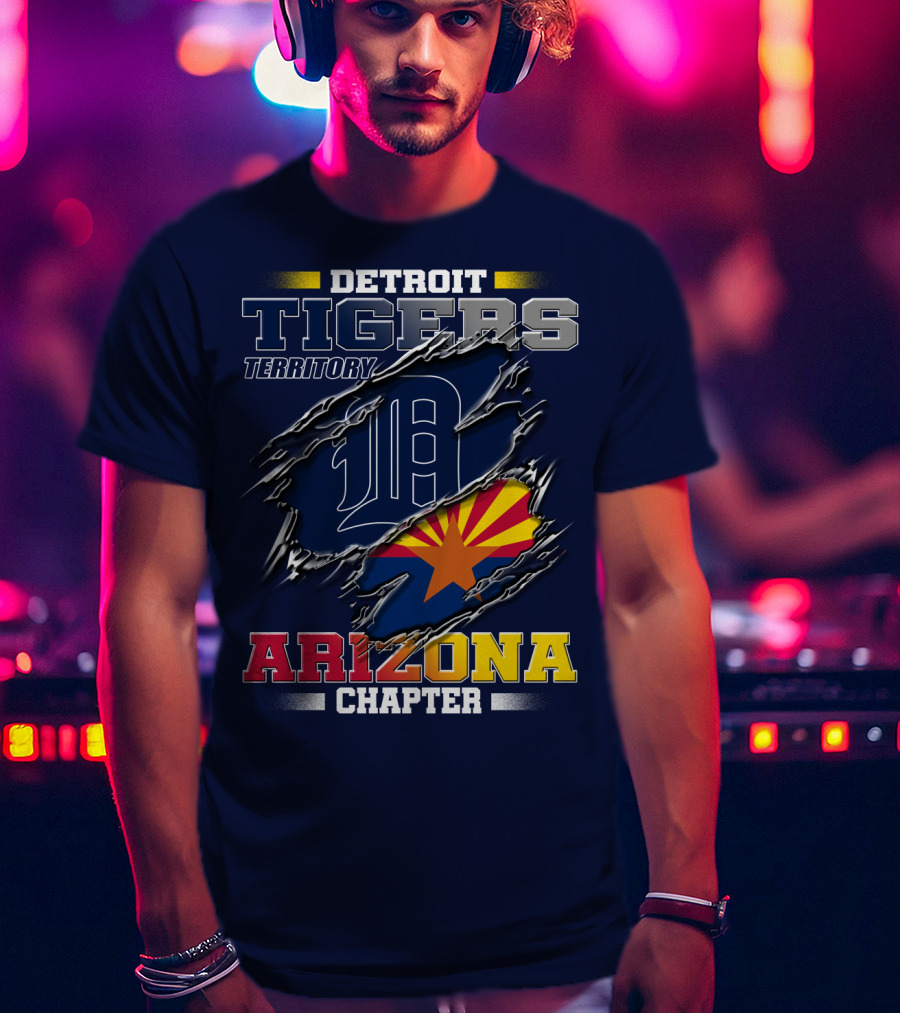 Detroit Tigers Territory Arizona Chapter T-Shirt