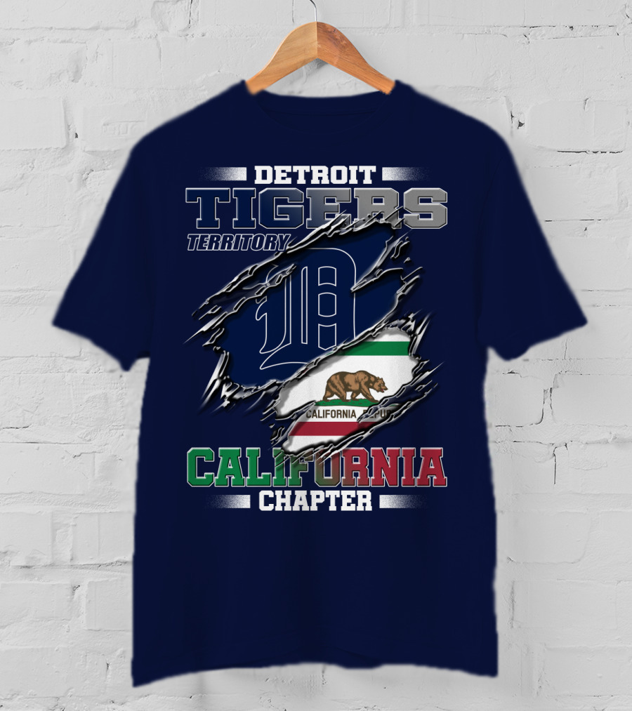 Detroit Tigers Territory California Chapter T-Shirt