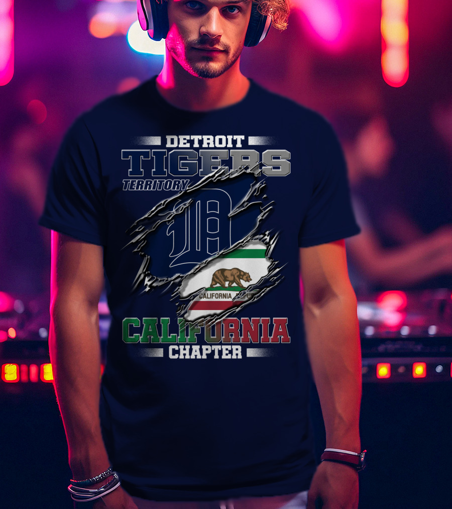 Detroit Tigers Territory California Chapter T-Shirt