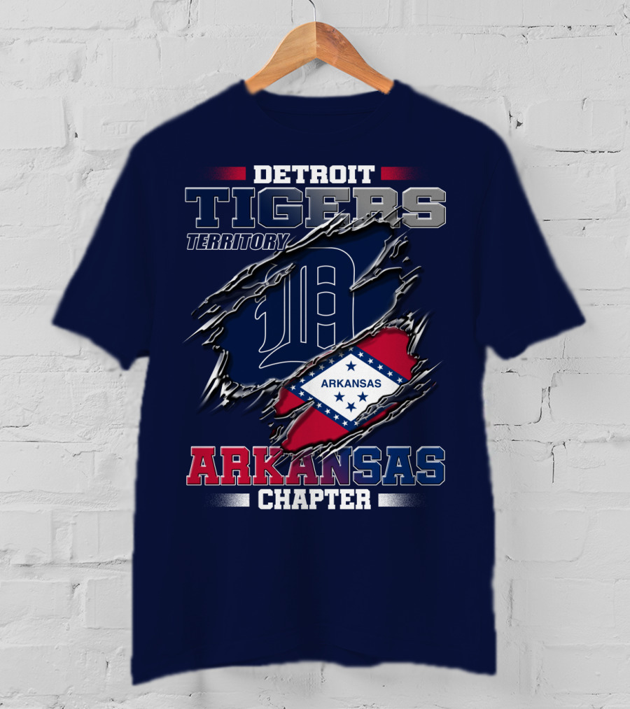 Detroit Tigers Territory Arkansas Chapter T-Shirt