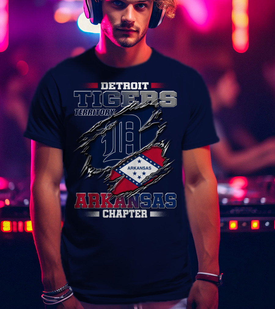 Detroit Tigers Territory Arkansas Chapter T-Shirt