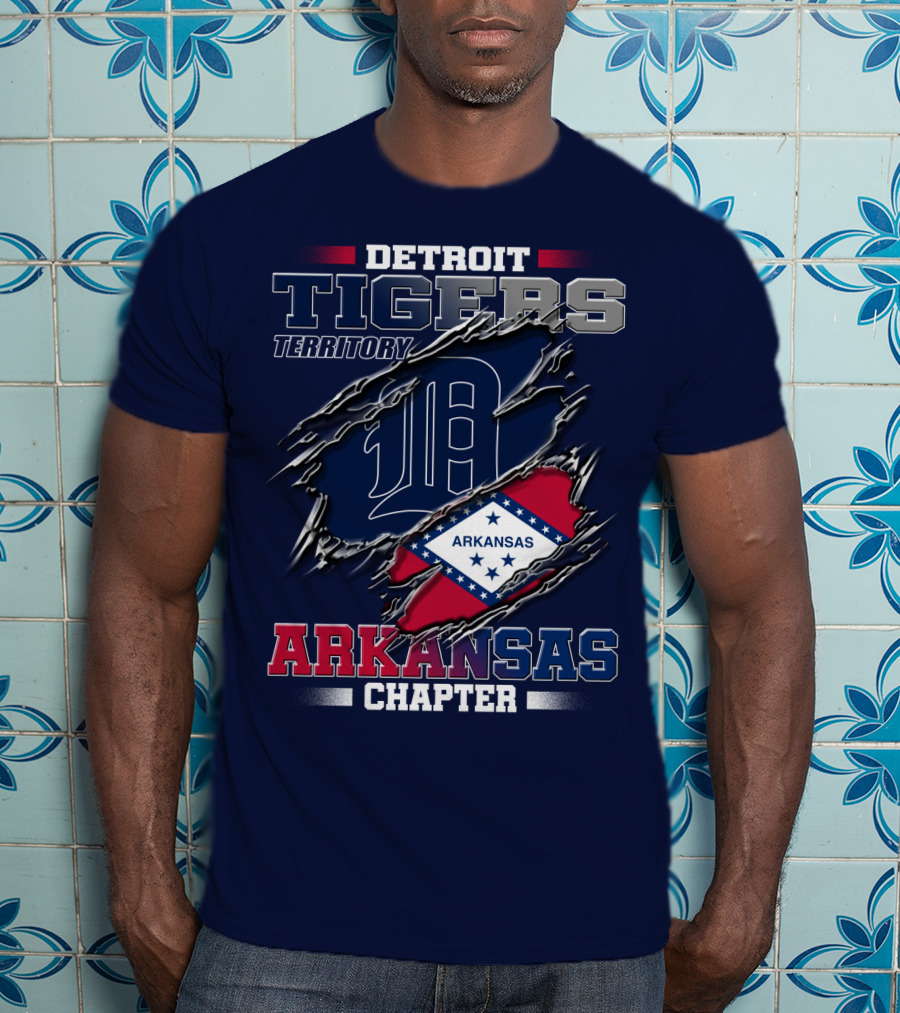 Detroit Tigers Territory Arkansas Chapter T-Shirt