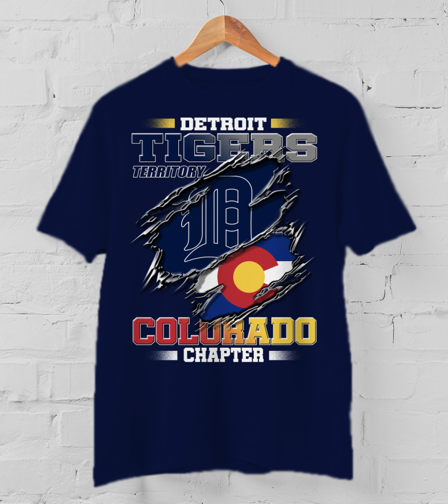 Detroit Tigers Territory Colorado Chapter T-Shirt