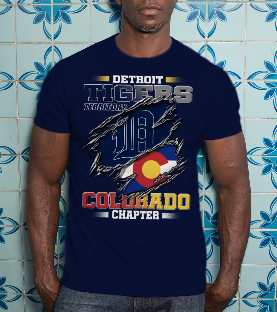 Detroit Tigers Territory Colorado Chapter T-Shirt