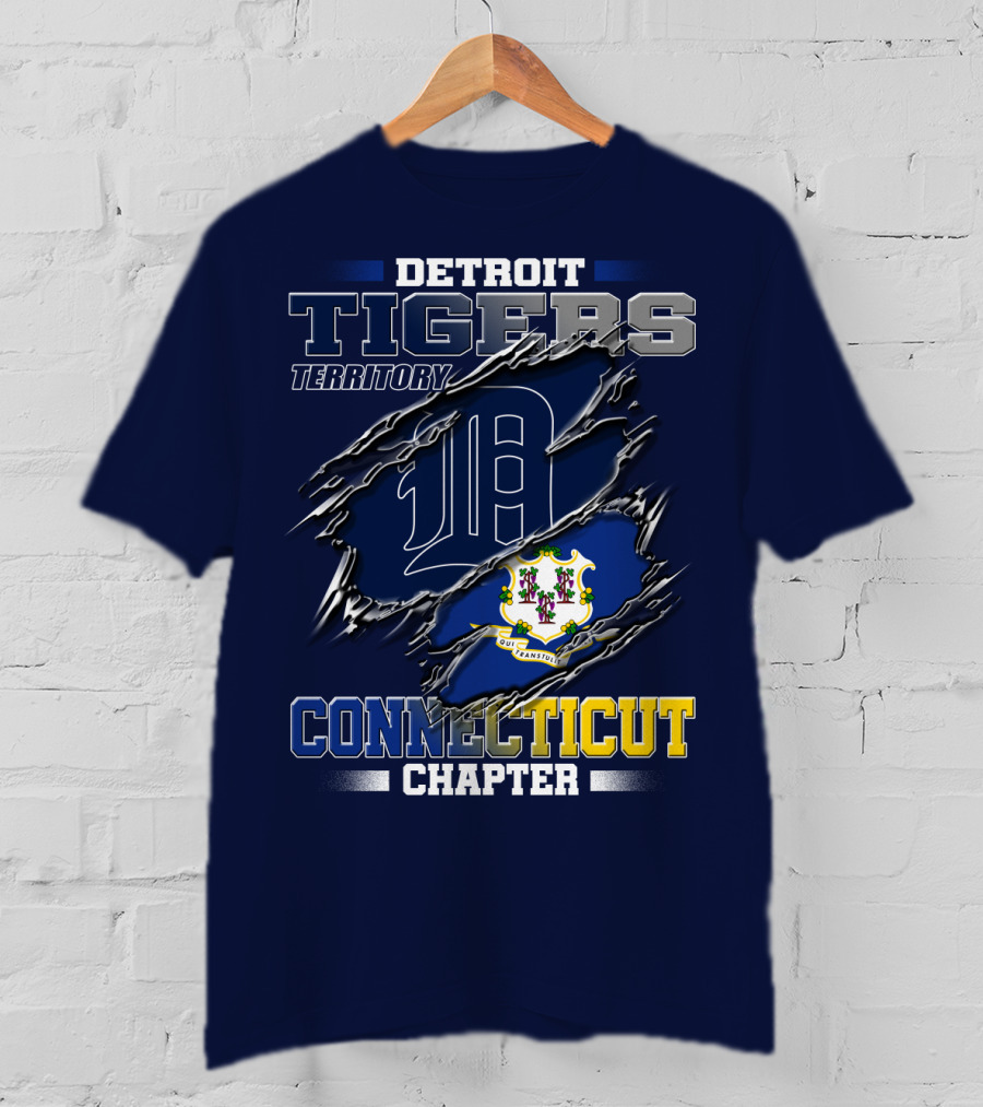 Detroit Tigers Territory Connecticut Chapter T-Shirt