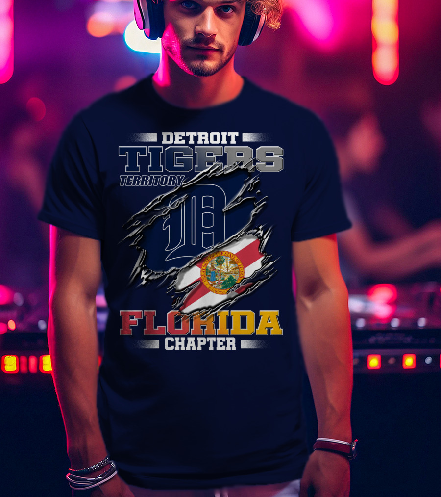 Detroit Tigers Territory Florida Chapter T-Shirt