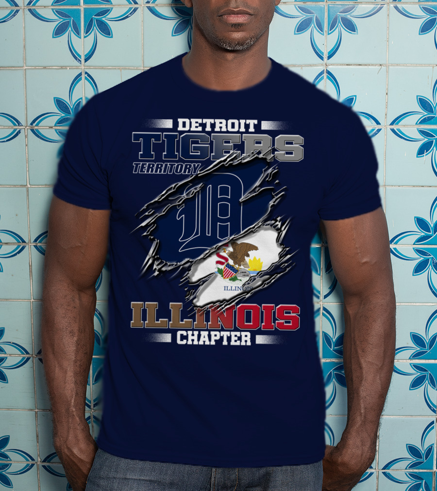 Detroit Tigers Territory Illinois Chapter T-Shirt