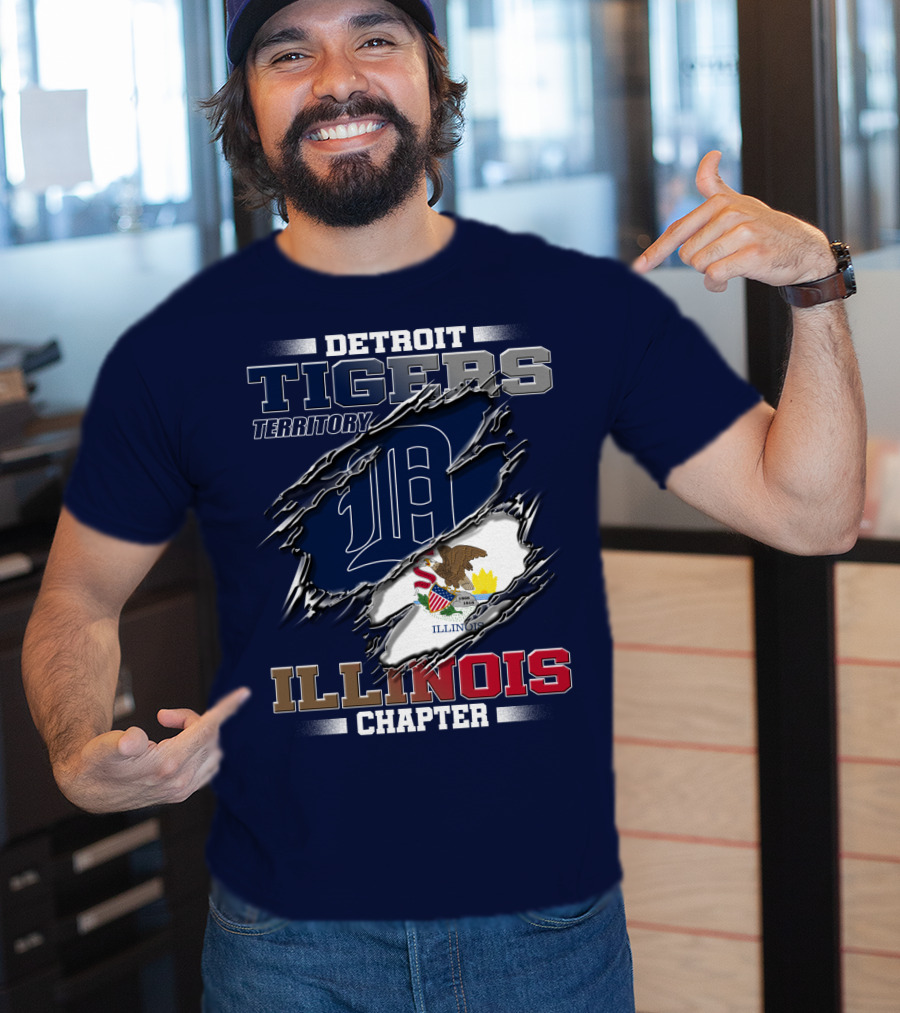 Detroit Tigers Territory Illinois Chapter T-Shirt