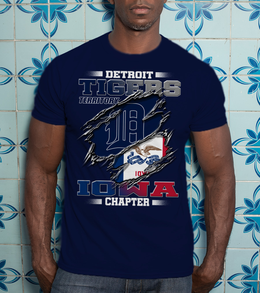 Detroit Tigers Territory Iowa Chapter T-Shirt