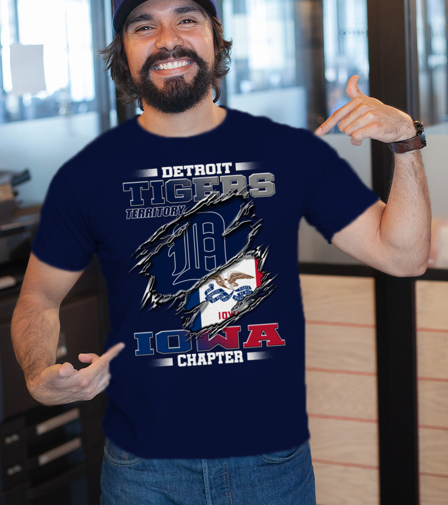 Detroit Tigers Territory Iowa Chapter T-Shirt