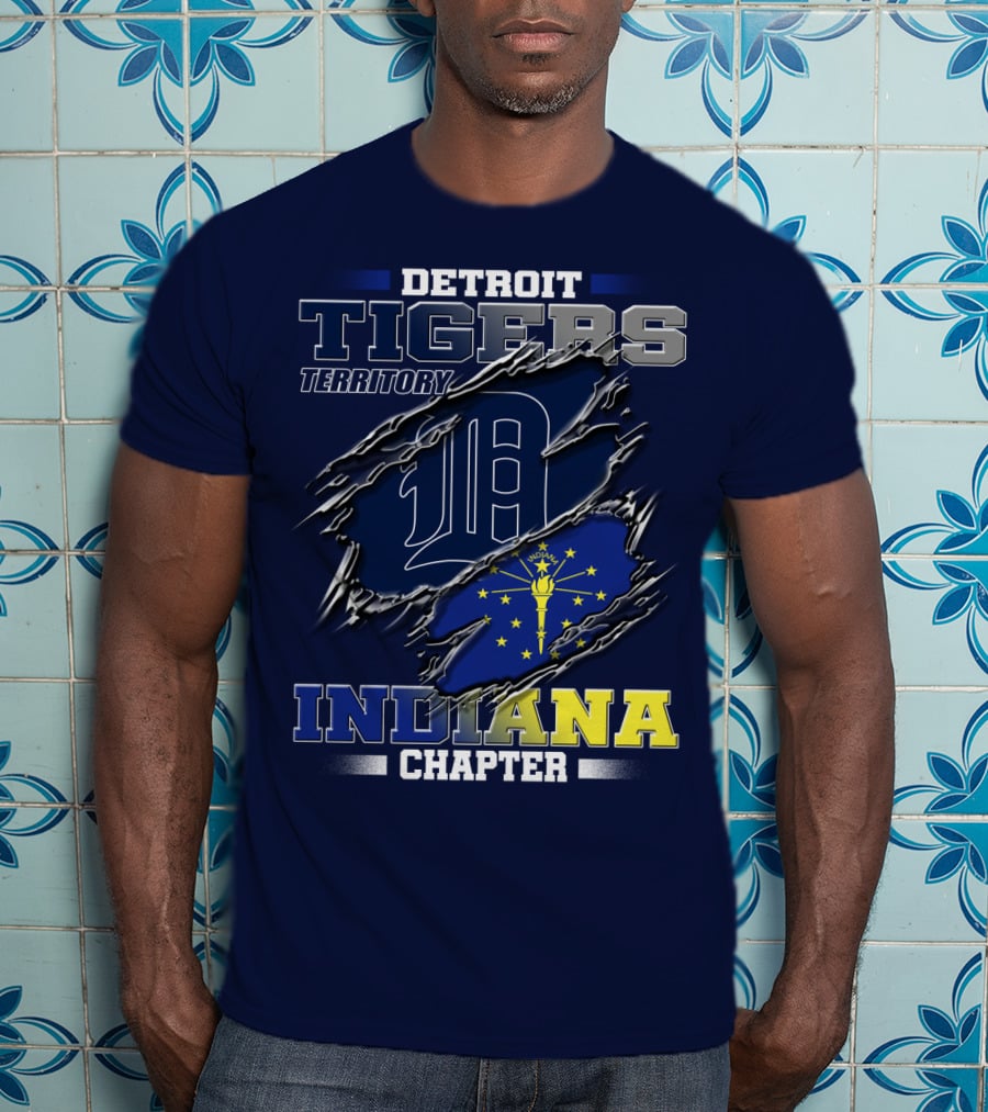Detroit Tigers Territory Indiana Chapter T-Shirt