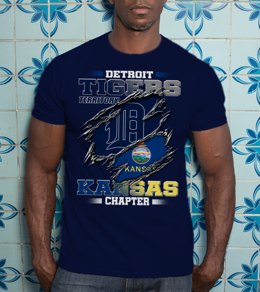 Detroit Tigers Territory Kansas Chapter T-Shirt