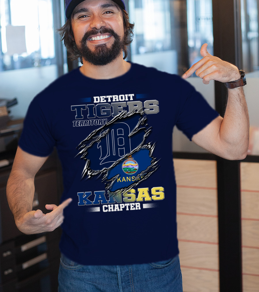 Detroit Tigers Territory Kansas Chapter T-Shirt