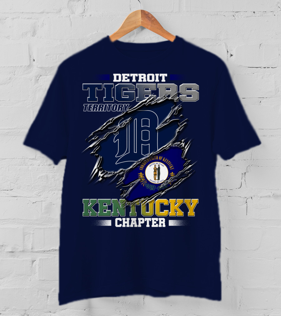 Detroit Tigers Territory Kentucky Chapter T-Shirt