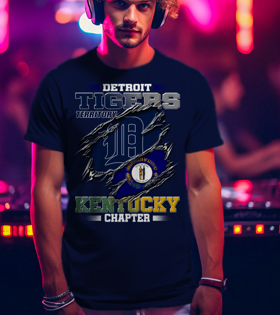 Detroit Tigers Territory Kentucky Chapter T-Shirt