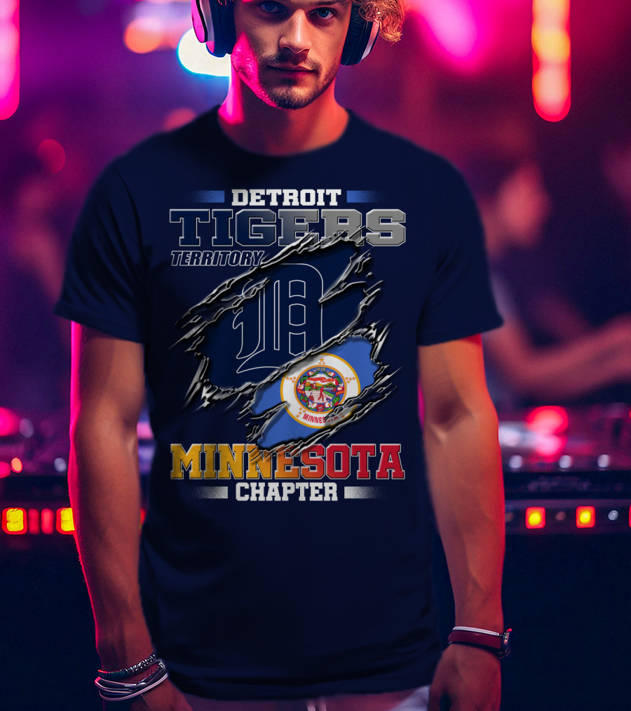 Detroit Tigers Territory Minnesota Chapter T-Shirt
