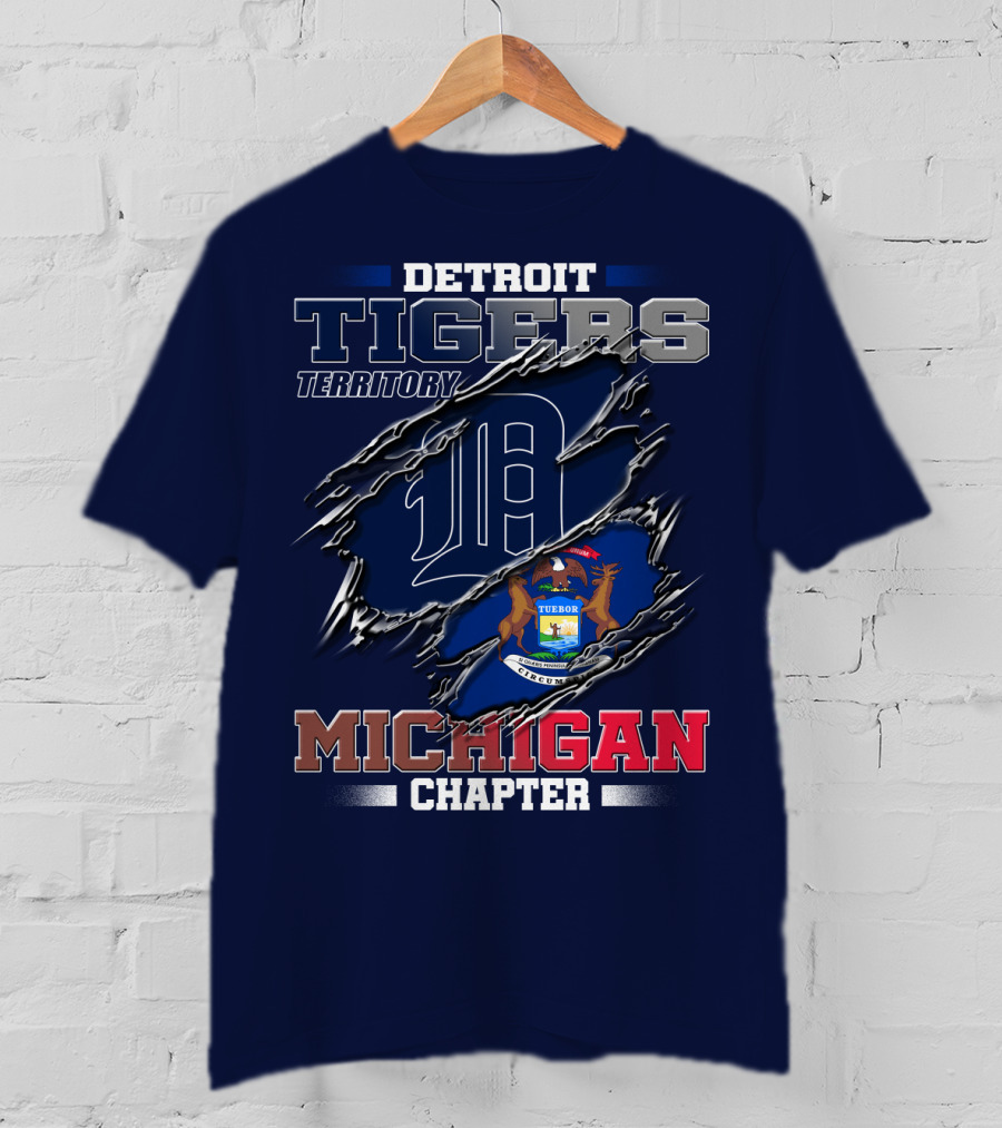 Detroit Tigers Territory Michigan Chapter T-Shirt