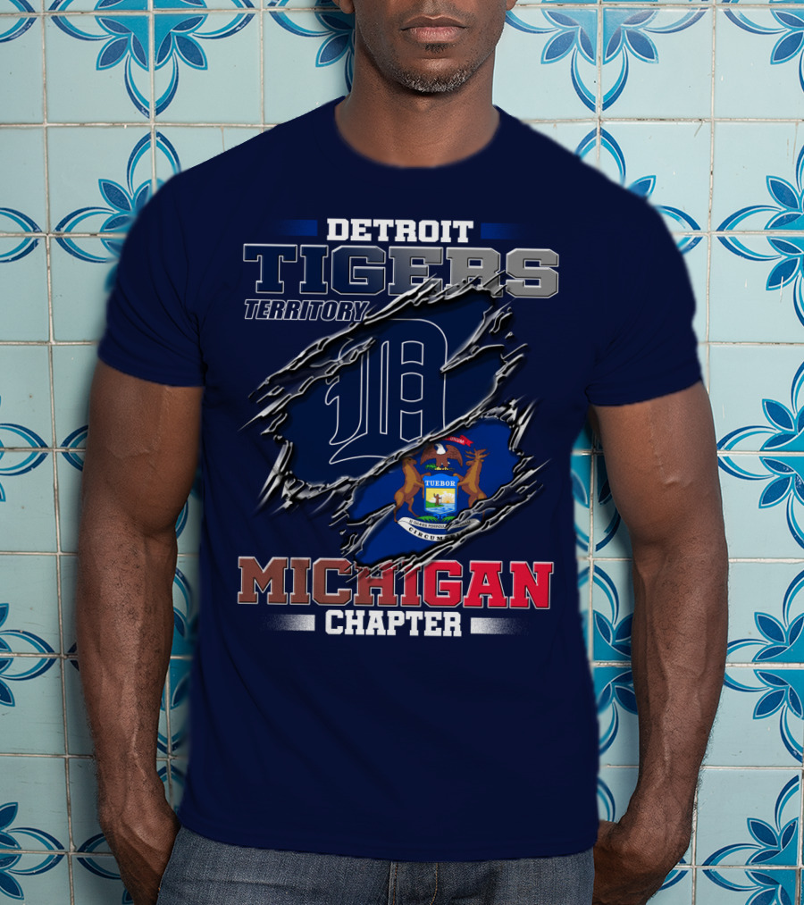 Detroit Tigers Territory Michigan Chapter T-Shirt