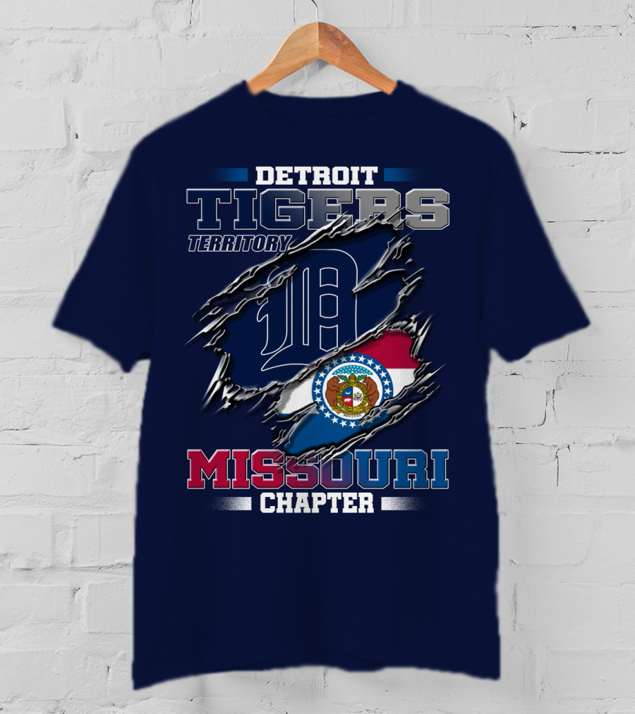 Detroit Tigers Territory Missouri Chapter T-Shirt