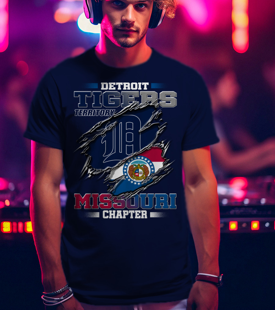 Detroit Tigers Territory Missouri Chapter T-Shirt