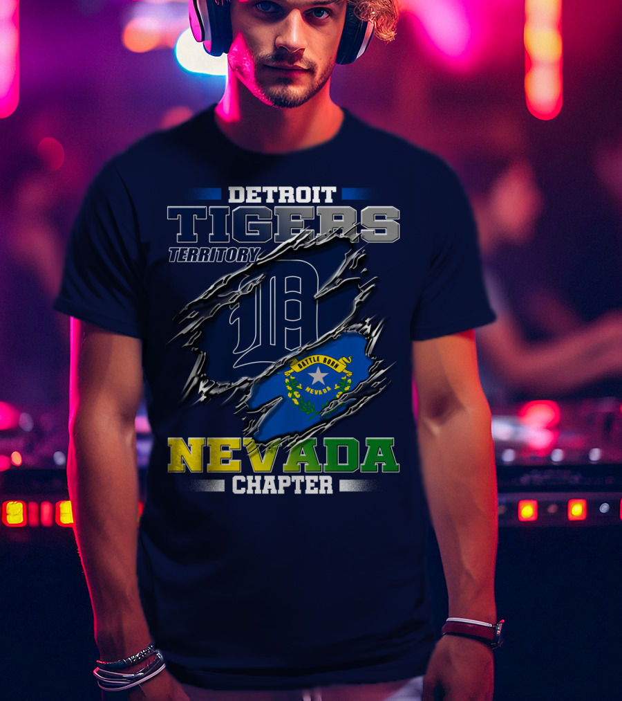 Detroit Tigers Territory Nevada Chapter T-Shirt