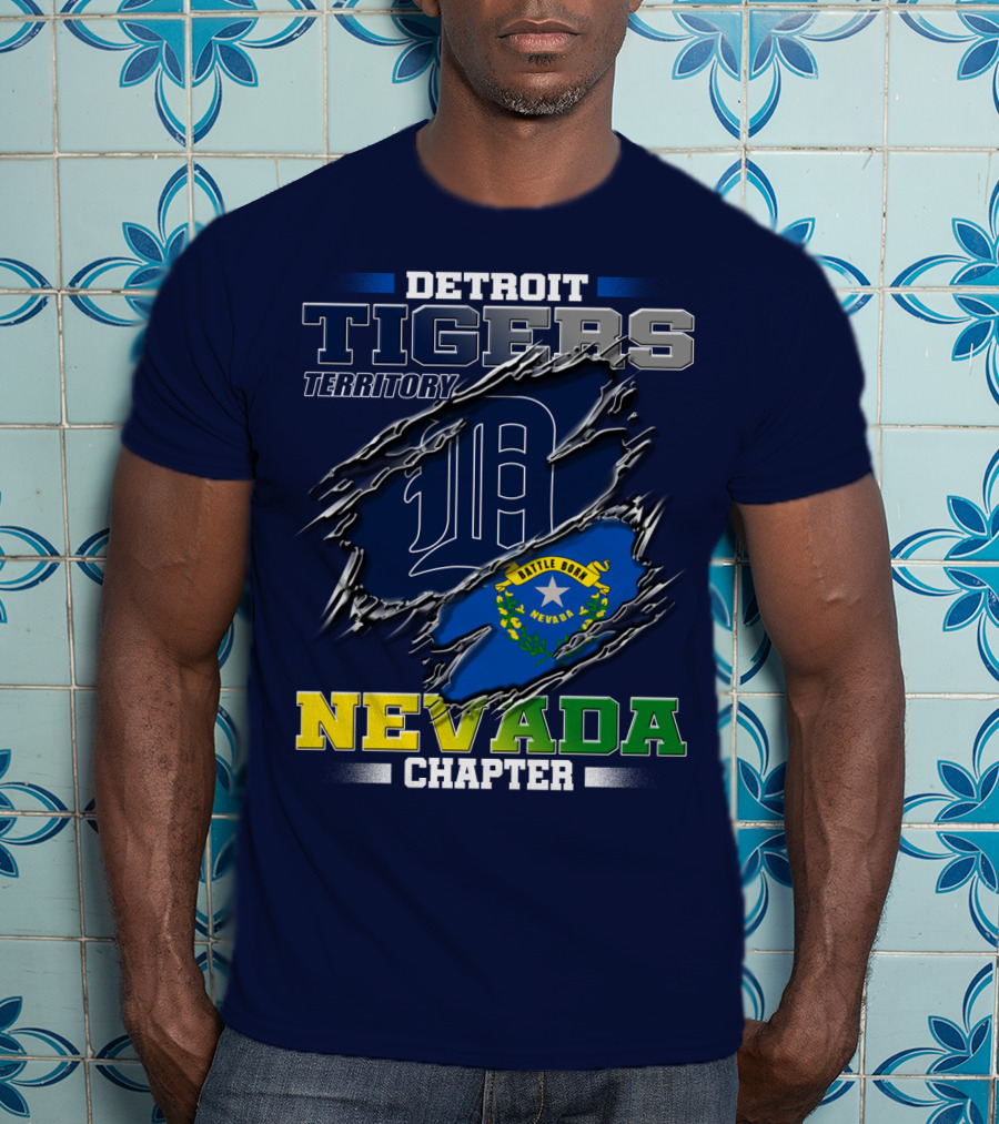 Detroit Tigers Territory Nevada Chapter T-Shirt