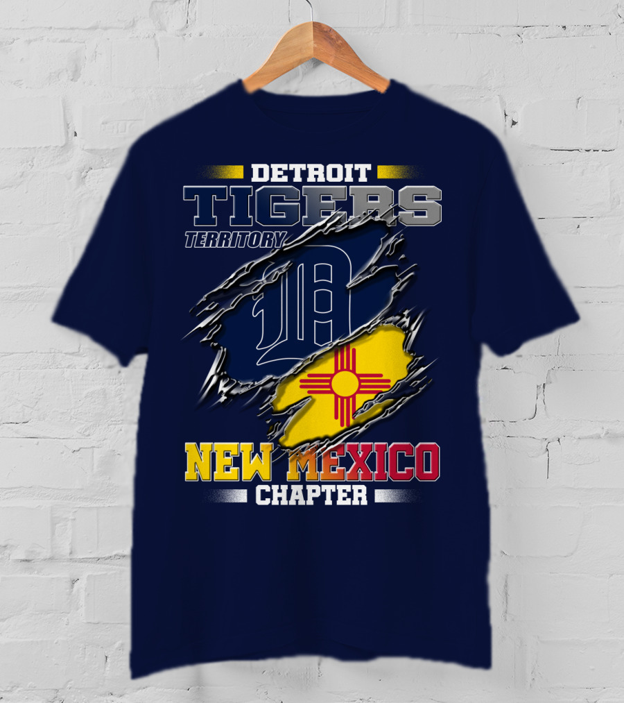 Detroit Tigers Territory New Mexico Chapter T-Shirt