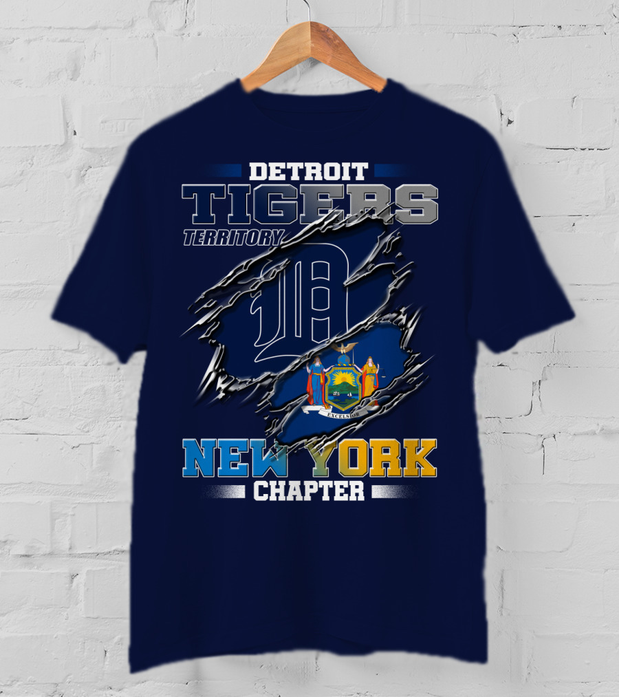 Detroit Tigers Territory New York Chapter T-Shirt