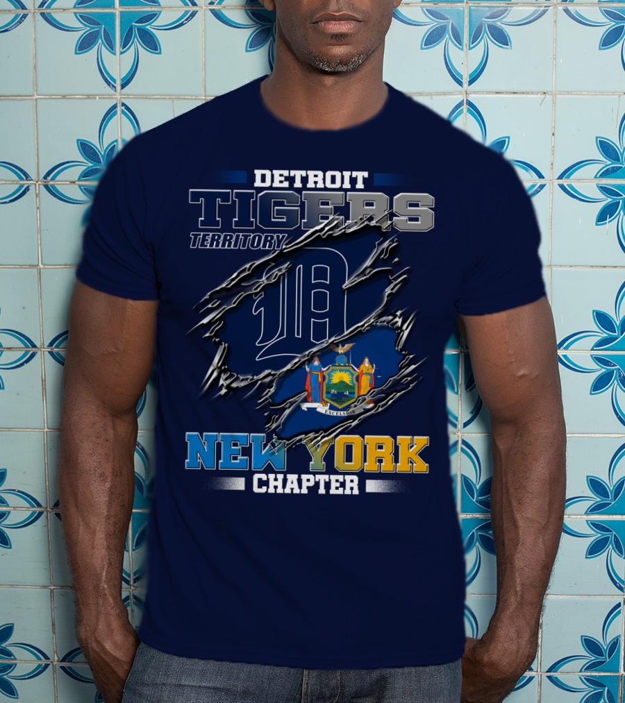 Detroit Tigers Territory New York Chapter T-Shirt