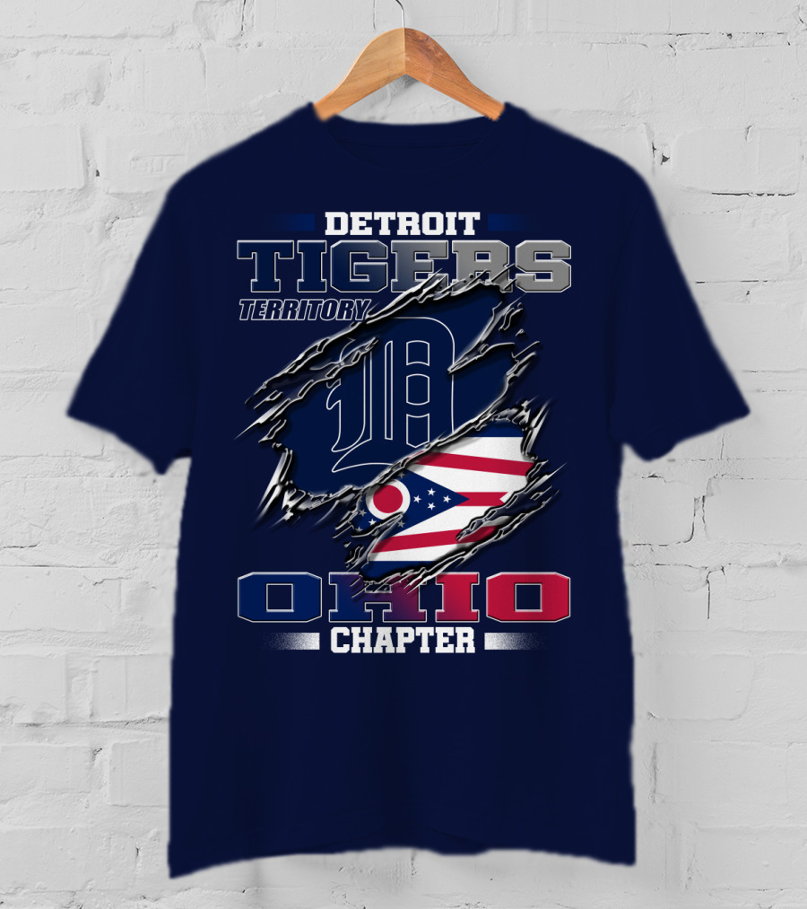 Detroit Tigers Territory Ohio Chapter T-Shirt