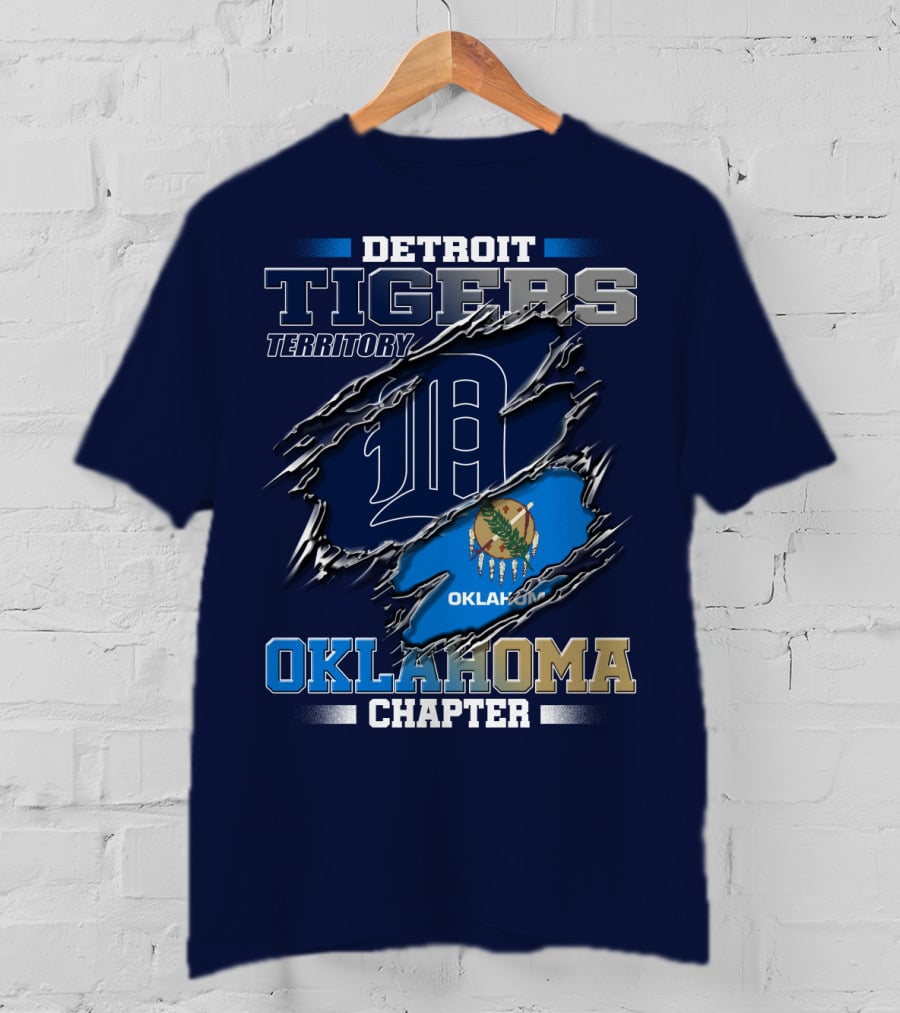 Detroit Tigers Territory Oklahoma Chapter T-Shirt