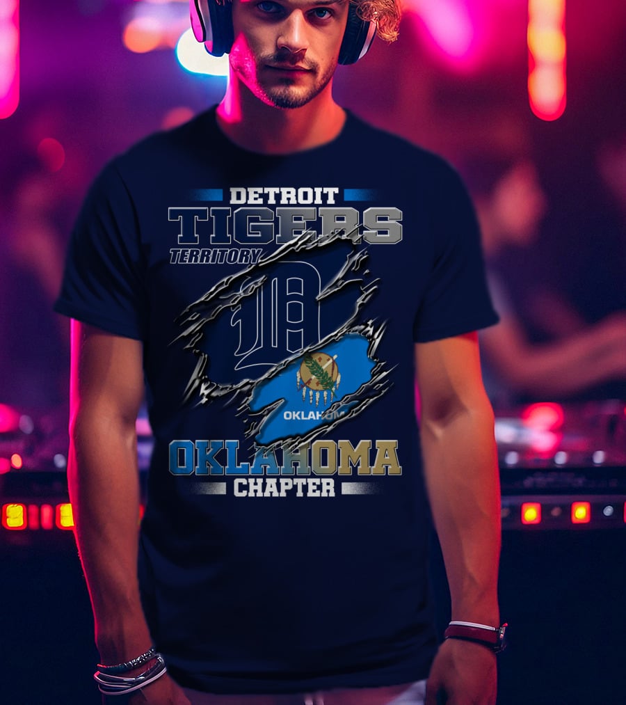 Detroit Tigers Territory Oklahoma Chapter T-Shirt