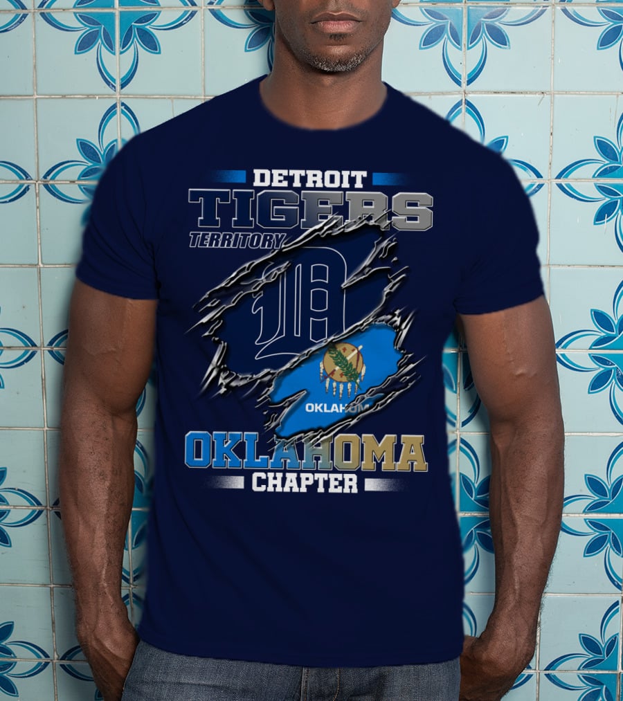 Detroit Tigers Territory Oklahoma Chapter T-Shirt