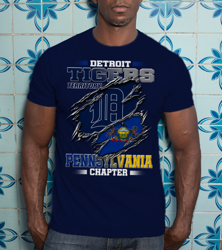 Detroit Tigers Territory Pennsylvania Chapter T-Shirt