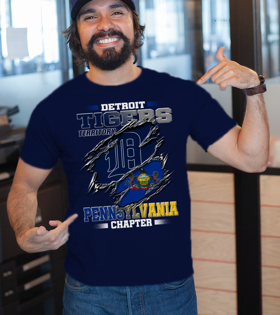Detroit Tigers Territory Pennsylvania Chapter T-Shirt