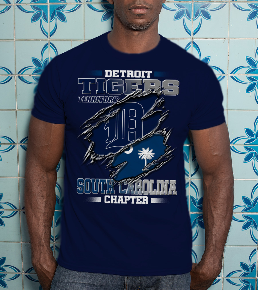Detroit Tigers Territory South Carolina Chapter T-Shirt