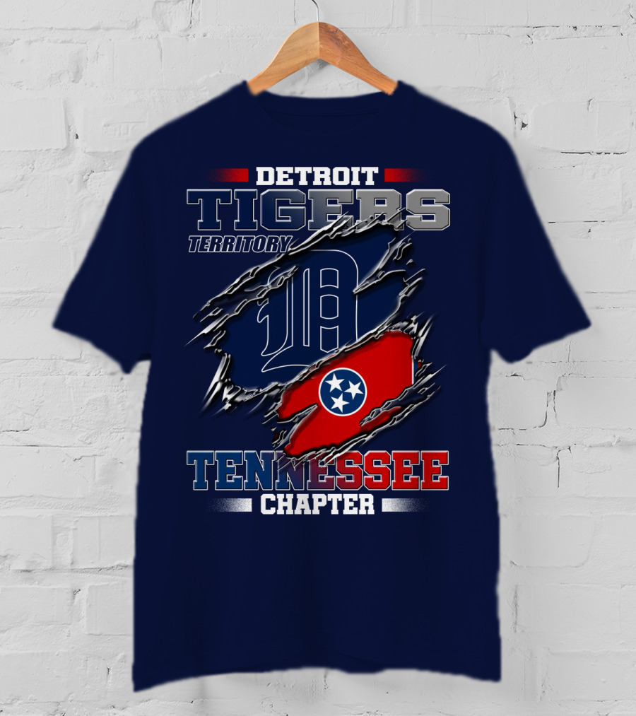 Detroit Tigers Territory Tennessee Chapter T-Shirt