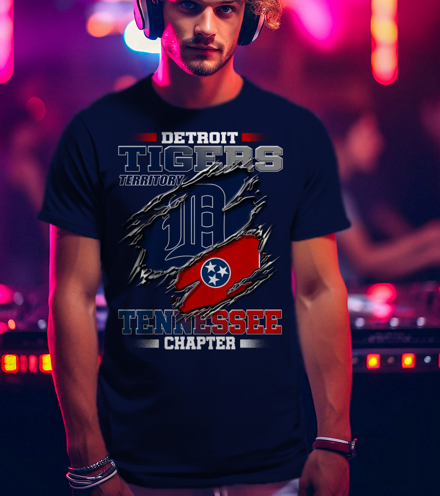Detroit Tigers Territory Tennessee Chapter T-Shirt