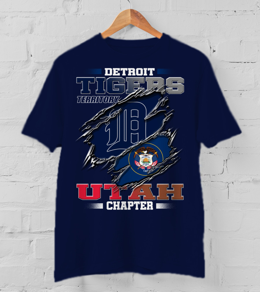 Detroit Tigers Territory Utah Chapter T-Shirt