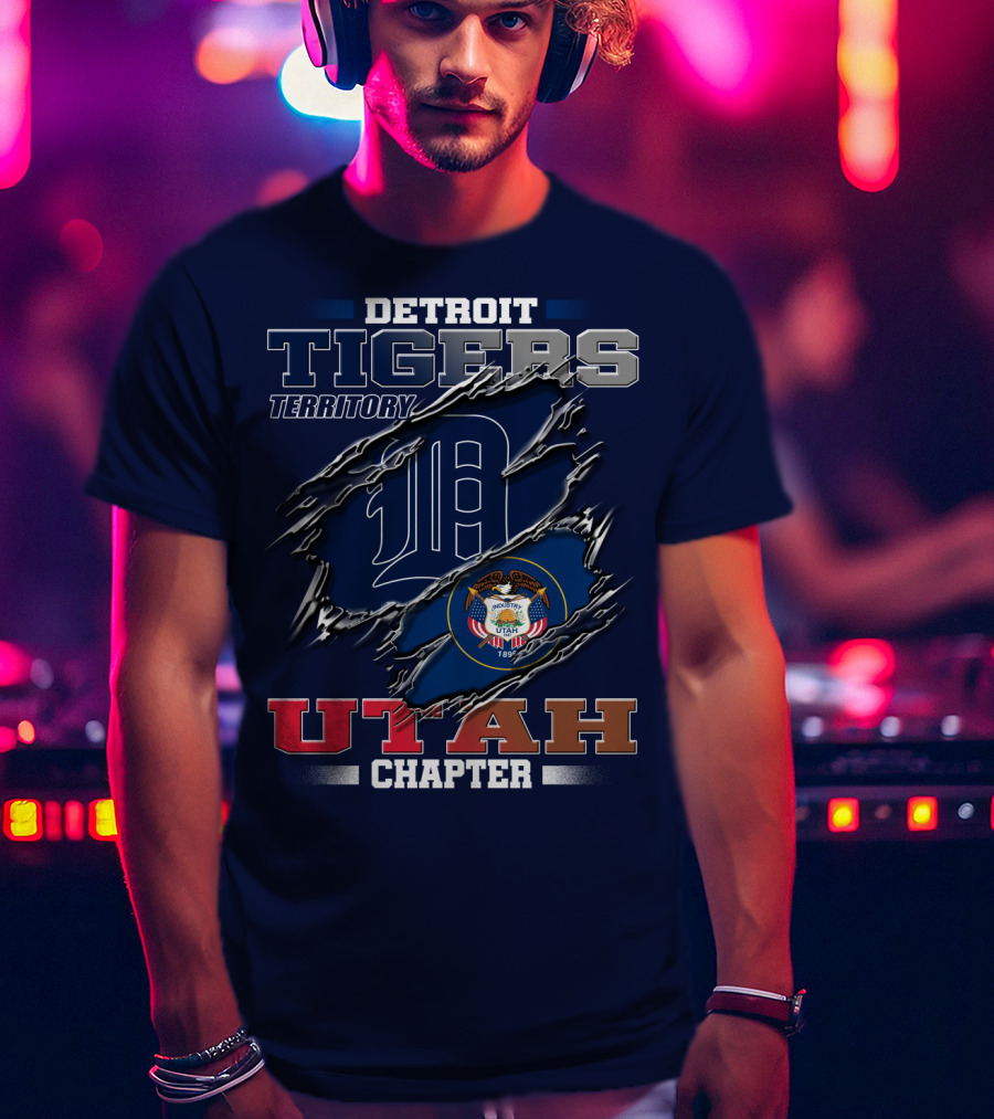 Detroit Tigers Territory Utah Chapter T-Shirt
