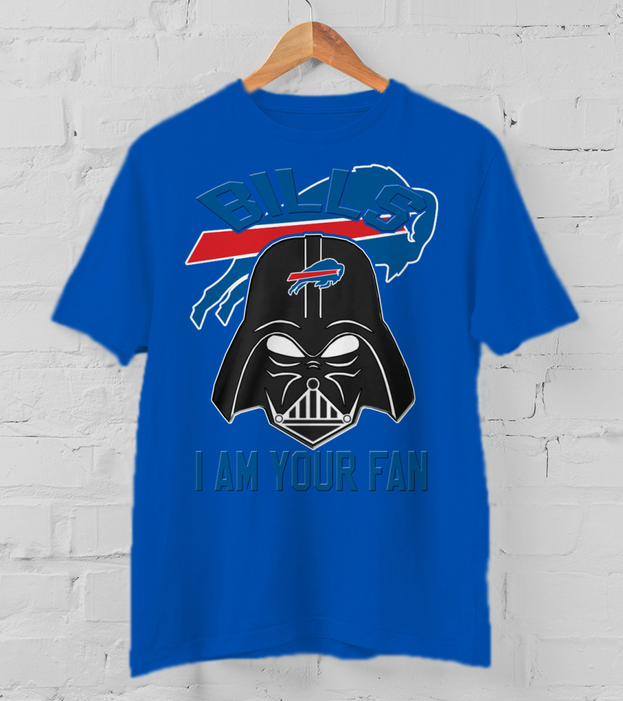 Buffalo Bills I Am Your Fan Darth Vader Helmet Nfl Crossover T-Shirt
